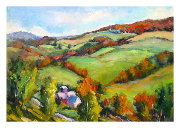 Pleasant Valley Autumn by Janet Bonneau
