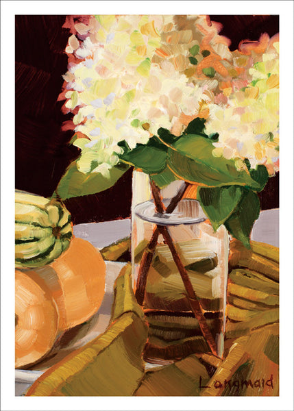 Autumn Hydrangeas by Kate Longmaid