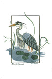 Heron in Water